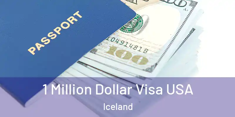  1 Million Dollar Visa USA Iceland